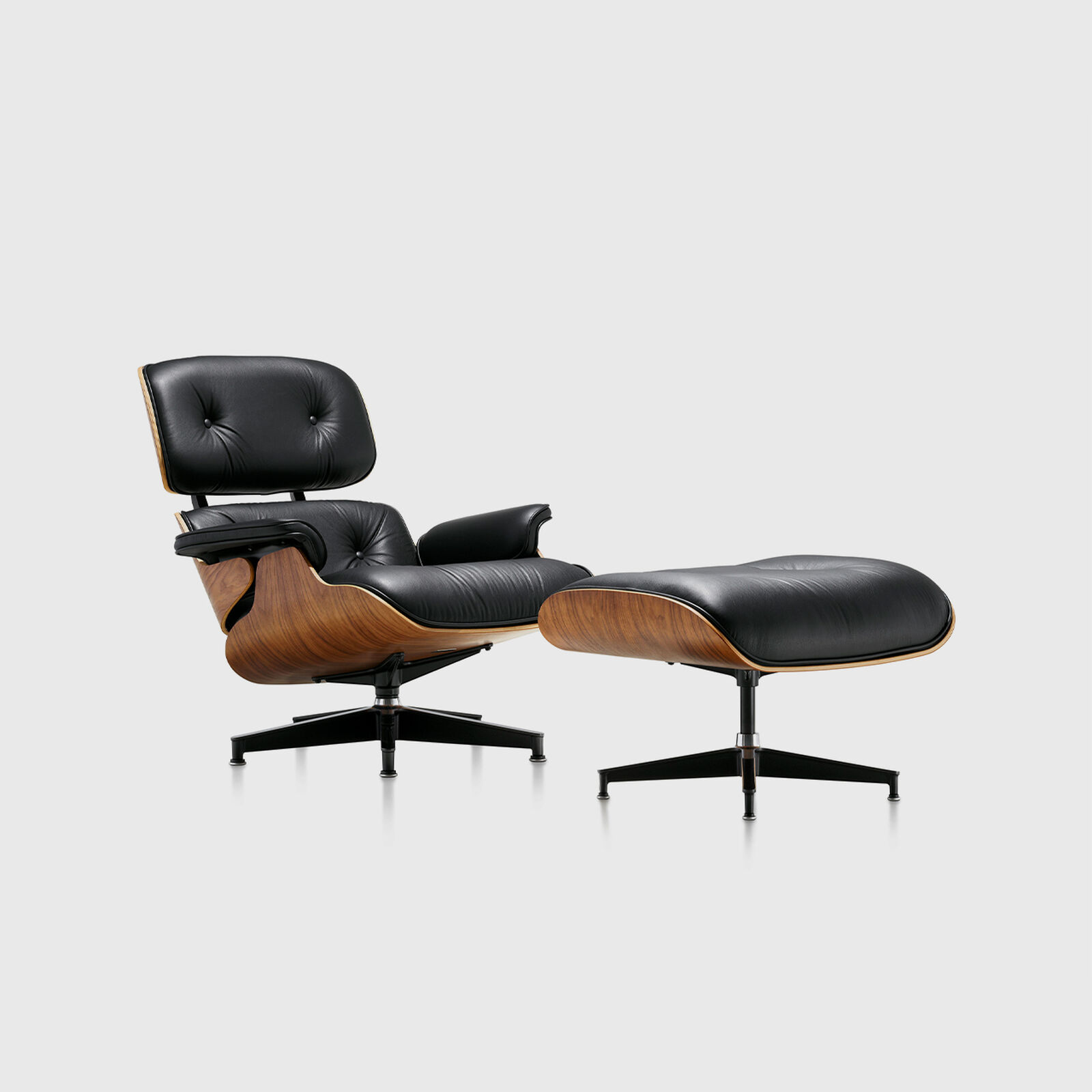 Eames Lounge Chair and Ottoman, front angle