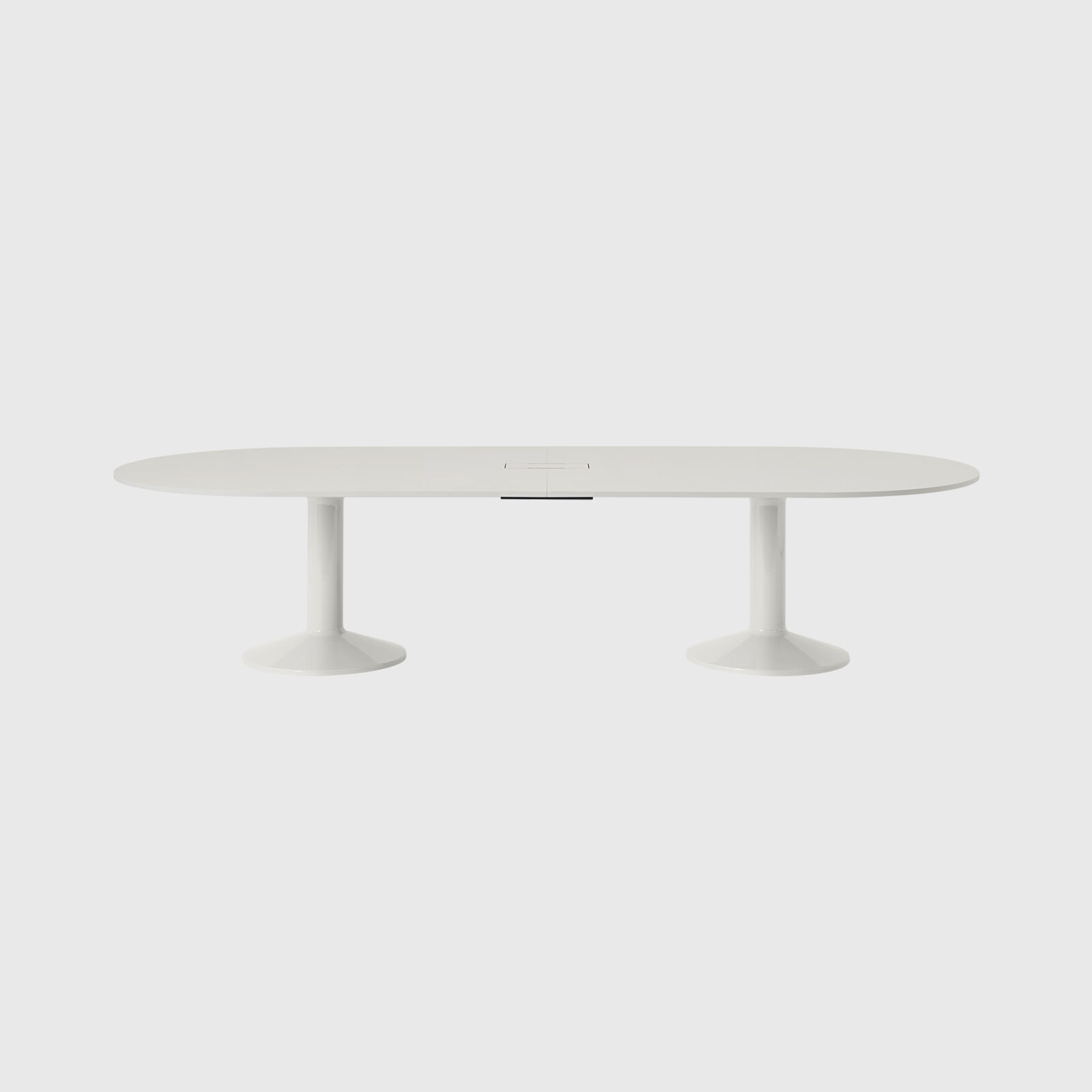 Midst Meeting Table, grey linoleum
