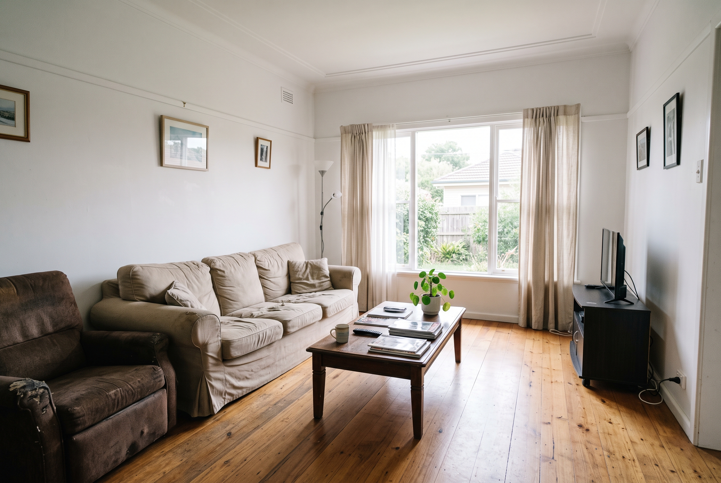 A living room photographed for the visualiser